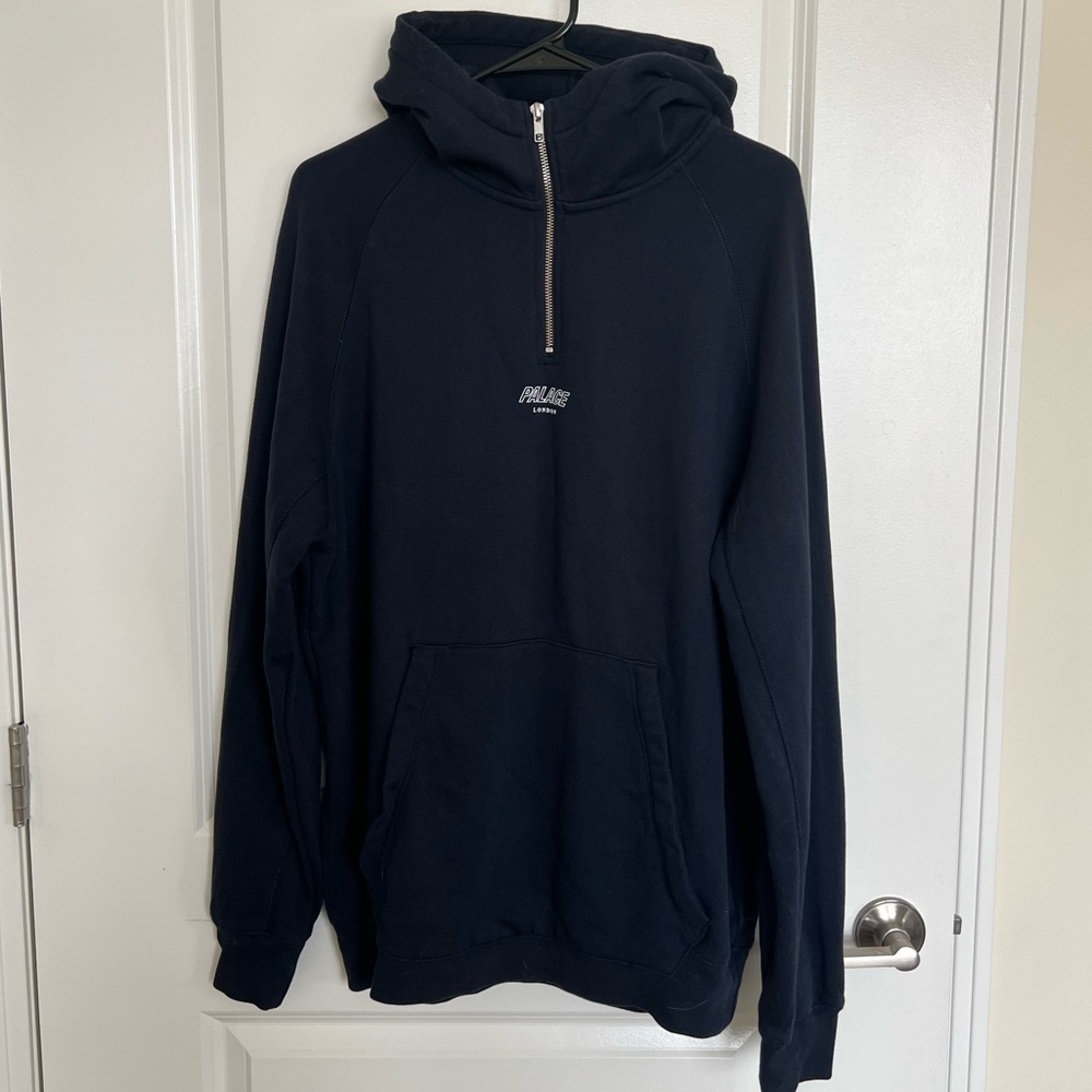 Palace Half Zip-Up Hoodie #streetwear